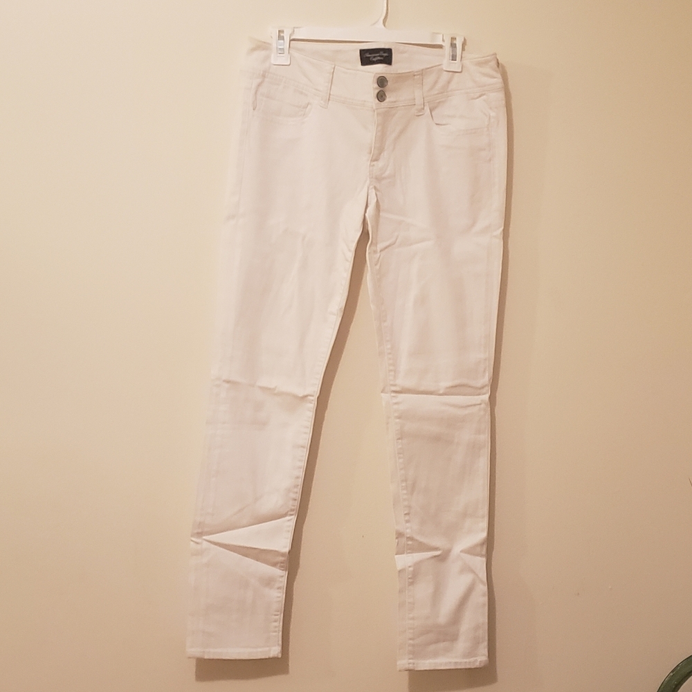 White Super Stretch Skinny Jeans
